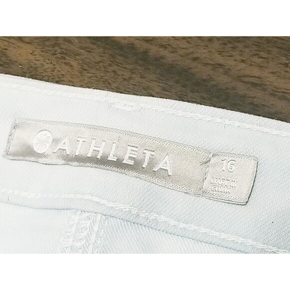 Athleta Sculptek Jeans Women's Size 16 Glacier Wash Stretch Denim (34×29.5) New - Picture 5 of 6